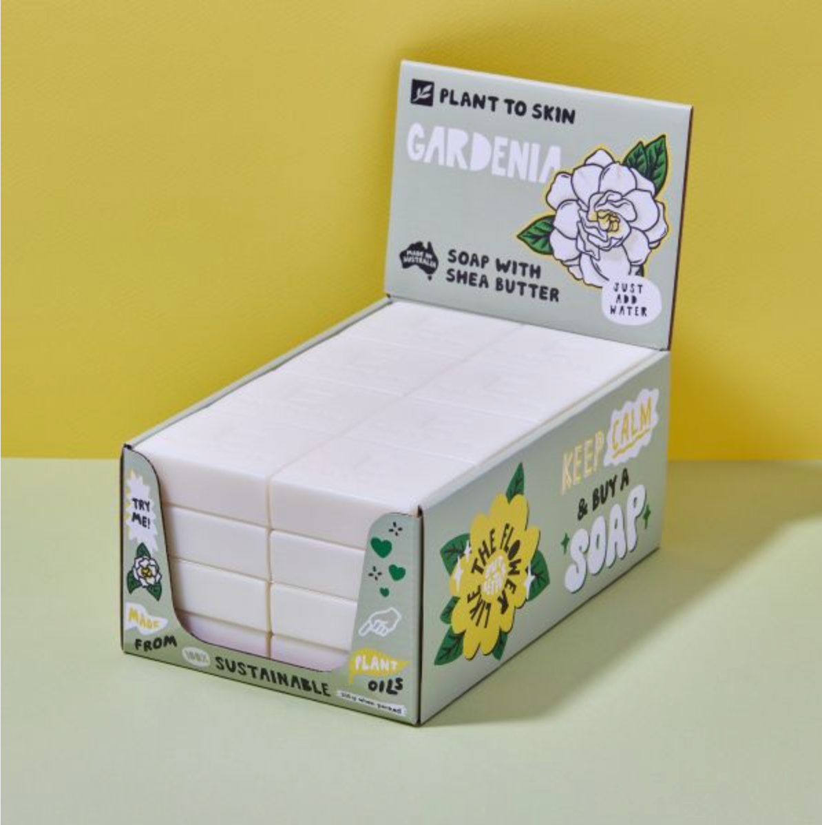 Plant to Skin Gardenia Soap 32x100g Carton