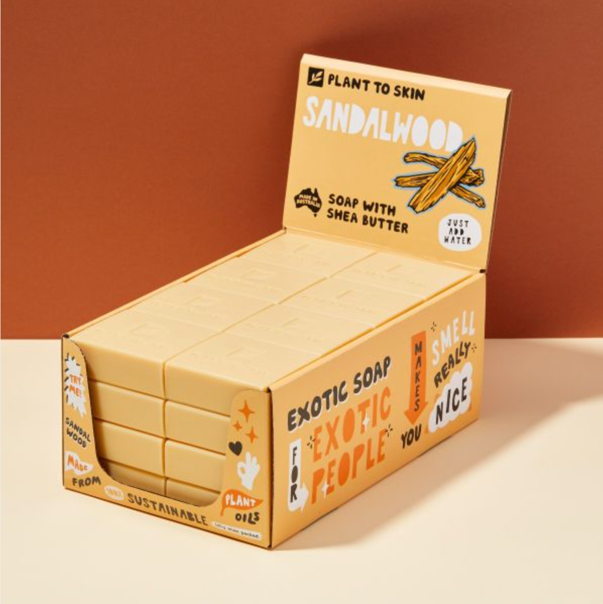 Plant to Skin Sandalwood Soap 32x100g Carton